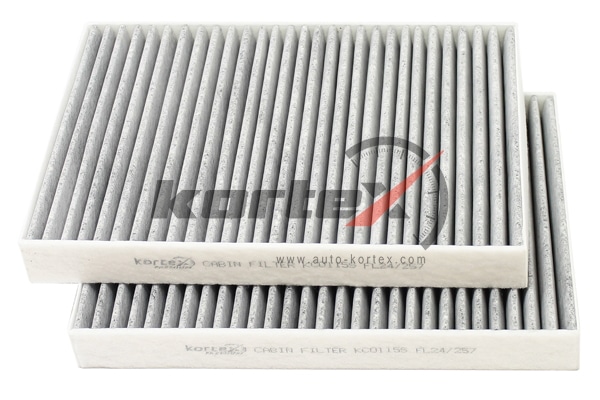 KORTEX KC0115S Фильтр салона MB W215/W221 угольный (упак.2шт.) угольный