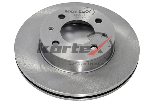 KORTEX KD0006 Диск торм. HYUNDAI ACCENT (ТагАЗ) перед.вент.(d=241mm)