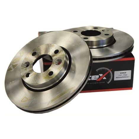 KORTEX KD0029 Диск торм. LADA VESTA/X-RAY/RENAULT CLIO III/NISSAN NOTE/MICRA K12 05- перед.вент.(d=260mm)