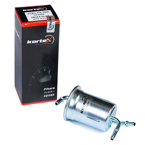 KORTEX KF0009 Фильтр топливный KIA SPECTRA (ИжАвто)/SHUMA 97-/CARENS 00- KF0009