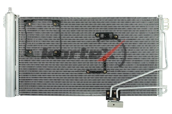 KORTEX KRD2180 Радиатор кондиционера с ресивером MB W203 00-