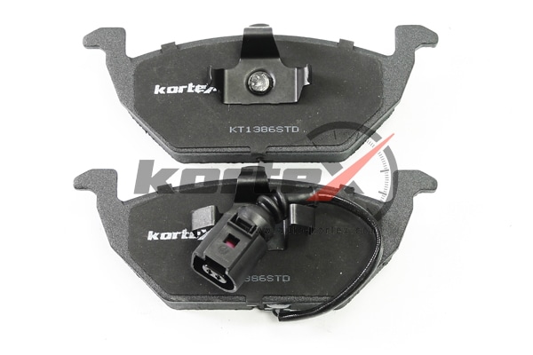 KORTEX KT1386STD Колодки тормозные AUDI A3 -03/VW G4/G5/SKODA OCTAVIA 1.4/1.6/1.9D передние