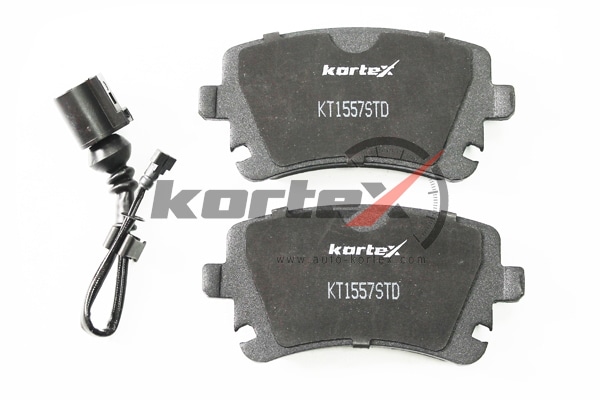 KORTEX KT1557STD Колодки тормозные VOLKSWAGEN T5 03-/MULTIVAN 03- с датчиком задние