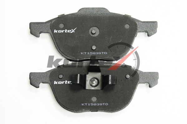 KORTEX KT1583STD Колодки тормозные FORD FOCUS II 04-/III 10-/MAZDA 3 03-/VOLVO S40 04- передние