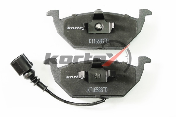 KORTEX KT1658STD Колодки тормозные AUDI A3 -03/VW G4/G5/SKODA OCTAVIA 1.4/1.6/1.9D передние