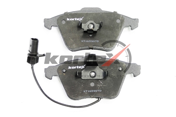 KORTEX KT1659STD Колодки тормозные AUDI A6/ALLROAD 04-с датчиком передние