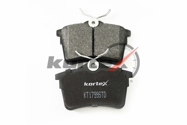 KORTEX KT1799STD Колодки тормозные CITROEN BERLINGO 08-/PEUGEOT 308 07-/PARTNER 08- задние