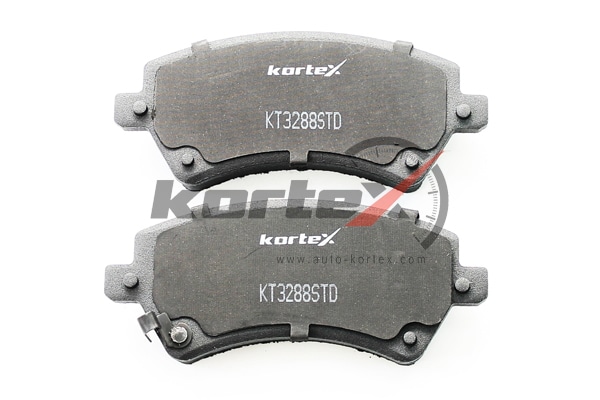KORTEX KT3288STD Колодки тормозные TOYOTA COROLLA (E12) 1.4/1.6/1.8/2.0 00-02/02- передние