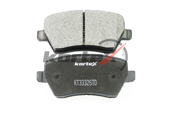 KORTEX KT3332STD Колодки торм. NISSAN MICRA K12/NOTE/RENAULT DUSTER перед.к-т