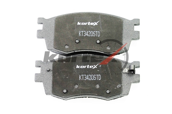 KORTEX KT3420STD Колодки тормозные HYUNDAI ACCENT/i20/KIA RIO 05- передние