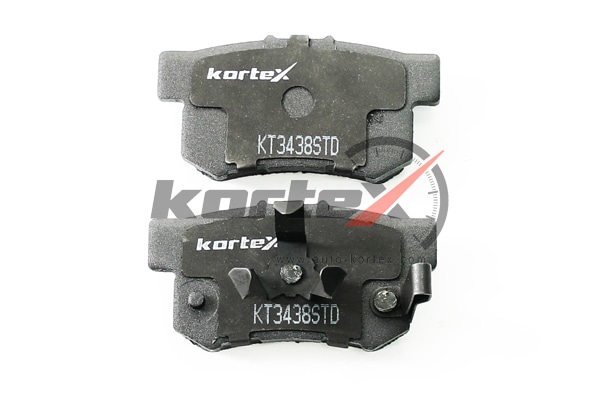 KORTEX KT3438STD Колодки тормозные HONDA ACCORD 2.0-2.4 АКПП 08-/CR-V II 02-06/FR-V 05- задние
