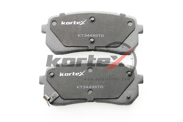 KORTEX KT3449STD Колодки тормозные HYUNDAI H-1 02-/iX55 3.0 08-/KIA CARNIVAL 06- задние