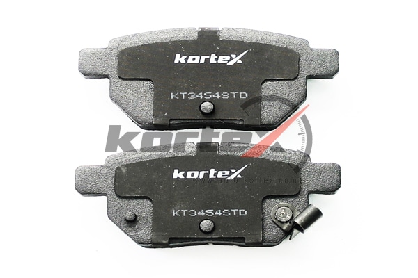 KORTEX KT3454STD Колодки тормозные TOYOTA COROLLA 1.4 VVT-I 02-/AURIS 1.6/1.4 07- задние