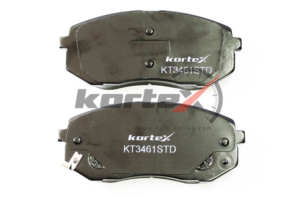 KORTEX KT3461STD Колодки торм. HYUNDAI iX35/TUCSON/KIA SPORTAGE 08- перед.к-т