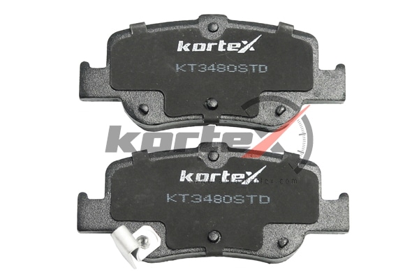 KORTEX KT3480STD Колодки тормозные TOYOTA COROLLA 1.4 VVT-I 02>/AURIS 1.6/1.4 07> задние