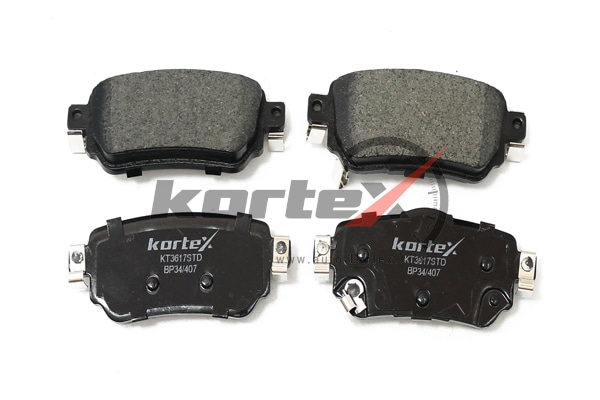 KORTEX KT3617STD Колодки торм. NISSAN QASHQAI II(J11) 14- зад.к-т