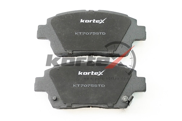 KORTEX KT7075STD Колодки торм. TOYOTA YARIS 99-05 перед.к-т