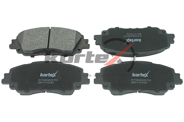 KORTEX KT9000STD Колодки тормозные TOYOTA CAMRY V70/ RAV4 V 18- передние