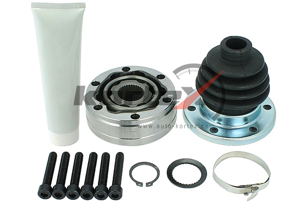 KORTEX KVJ002 ШРУС AUDI 80/100/SKODA/VW GOLF I-VI/PASSAT II-III 1.3-2.3 63- внутр.