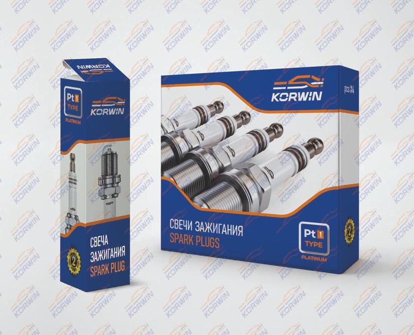 KORWIN KWND0527 Свеча зажигания (аналог LFR4AP11) Platinum (Гарантия 2 года/40 т.км)