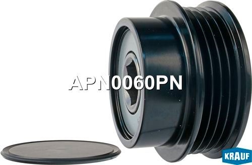 KRAUF APN0060PN Шкив обгонный генератора TOYOTA: AURIS (E18)  1.3 (NRE180)   10/12 - 12/18 TOYOTA: COROLLA  (E18,