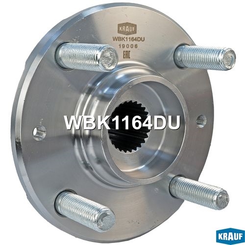 KRAUF WBK1164DU Ступица колеса [перед] HYUNDAI Accent III (MC), i10I (PA), i20I (PB), i20II (GB, IB), AccentIV (RB) / KIA RioII,III (JB,UB)