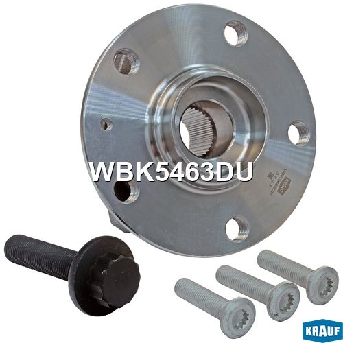KRAUF WBK5463DU Ступица в сборе [MSR, Kit] SKODA Octavia,Yeti,Superb,Kodiaq,Karoq / VW Golf,Jetta,Caddy / AUDI A3,Q2