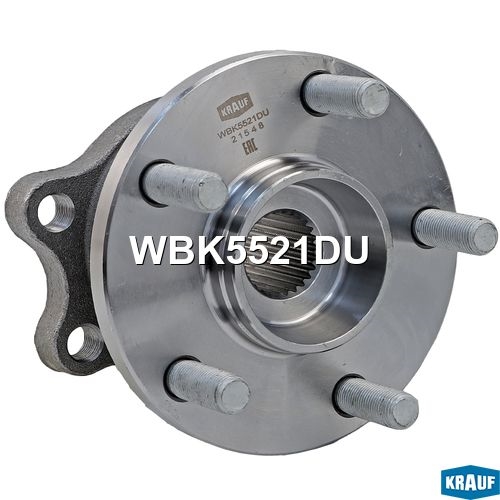 KRAUF WBK5521DU Ступица в сборе SUBARU [задн, MSR] Outback III (BL, BP) Legacy IV Saloon (BL) Legacy IV Estate (BP)