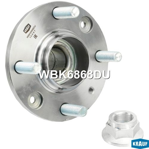 KRAUF WBK6868DU Ступица в сборе MITSUBISHI [задн, Kit] Lancer V,VI Saloon (CB A,CD A,CE A,CJ ,CP ) Colt V,VI (CJ0,Z3