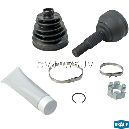 KRAUF CVJ1075UV ШРУС наружный NISSAN Qashqai 2.0 4WD [MR20DE] 141 hp 2007 - 2013 NISSAN Qashqai 1.5 dCi [K9K 732, K9