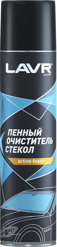 LAVR LN1621 Пенный очиститель стекол Антистатик, 400 мл