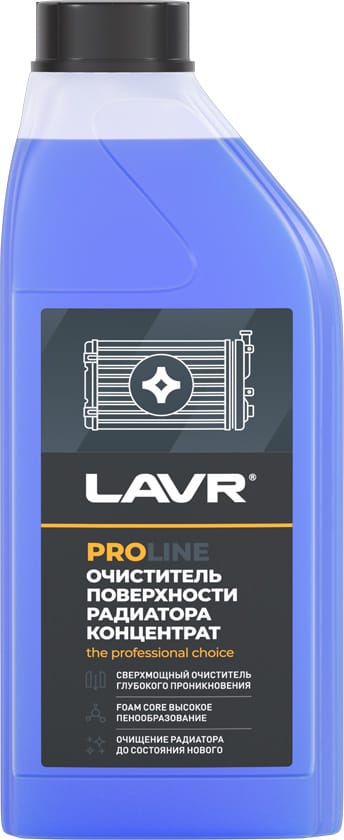 LAVR LN2030 Очиститель радиатора Концентрат PROline, 1 л