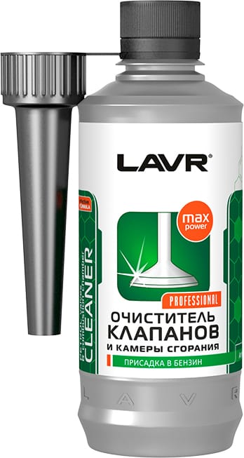 LAVR LN2134 Очиститель клапанов и камеры сгорания присадка в бензин, 310 мл