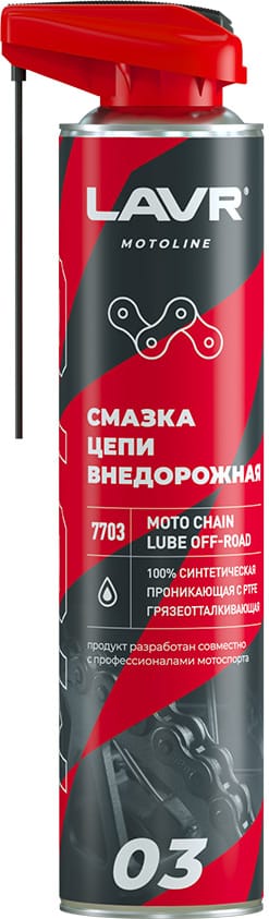 LAVR LN7703 Смазка цепи Внедорожная 520 мл