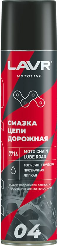 LAVR LN7714 Смазка цепи Дорожная 400 мл