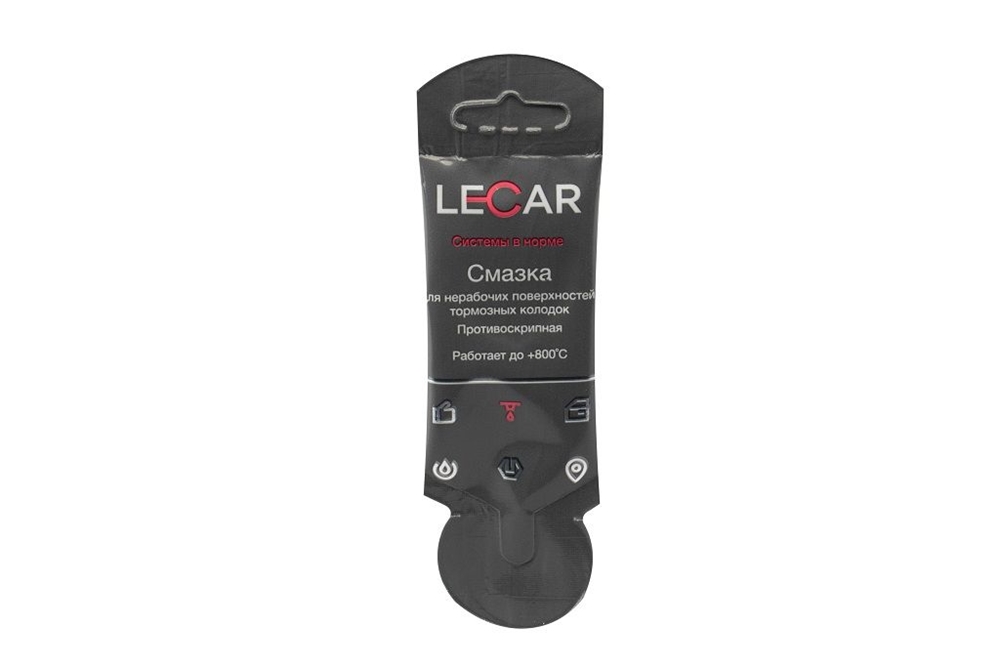 LECAR LECAR000032211 LECAR000032211 Смазка противоскрипная для тормозных колодок LECAR, стик-пакет, 5гр.