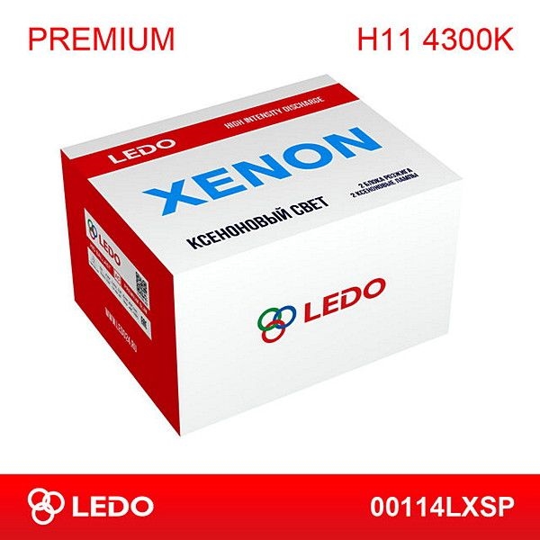 LEDO 00114LXSP Комплект ксенона h11 4300k premium ac/12v
