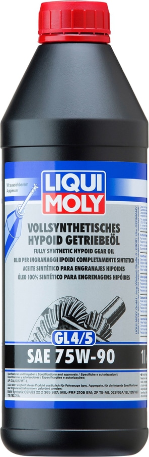 LIQUI MOLY 1024 Масло трансмиссионное liqui moly hypoid getriebeoel синтетическое 75w 90 1л. купить в Самаре