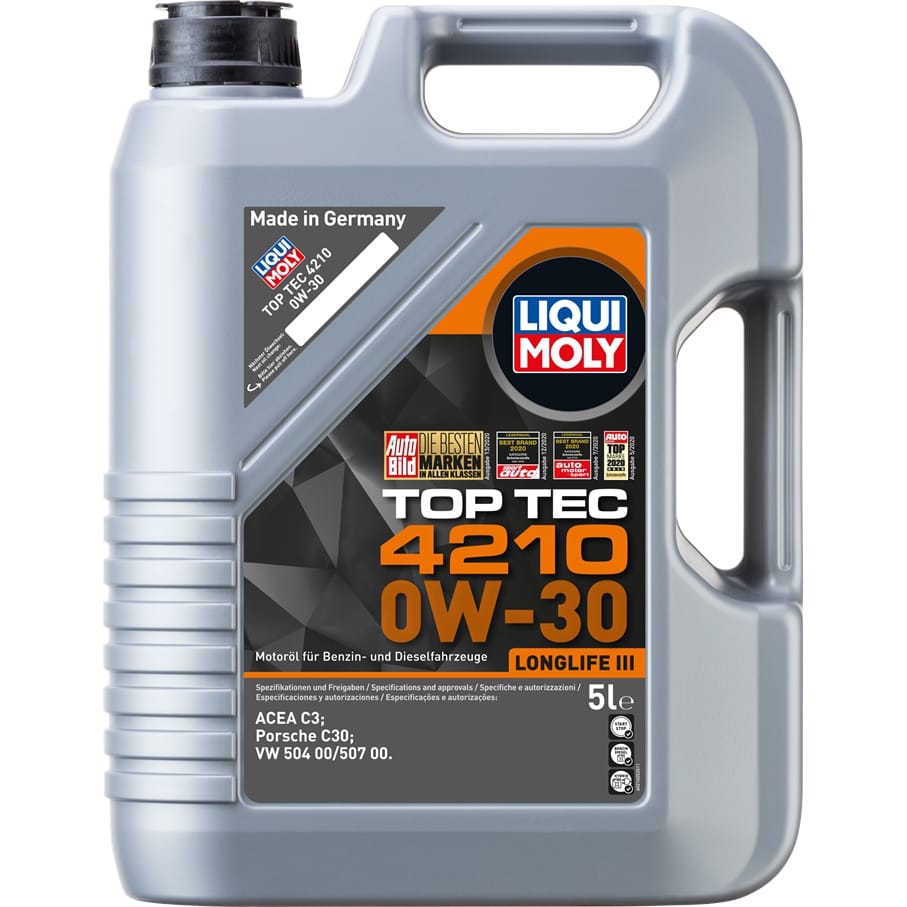 LIQUI MOLY 21605 МАСЛО МОТОРНОЕ Top Tec 4210 0W-30 (5L)