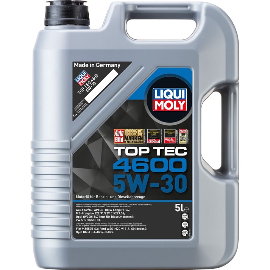 LIQUI MOLY 2316 Масло моторное LIQUI MOLY Top Tec 4600 5W-30 5л.