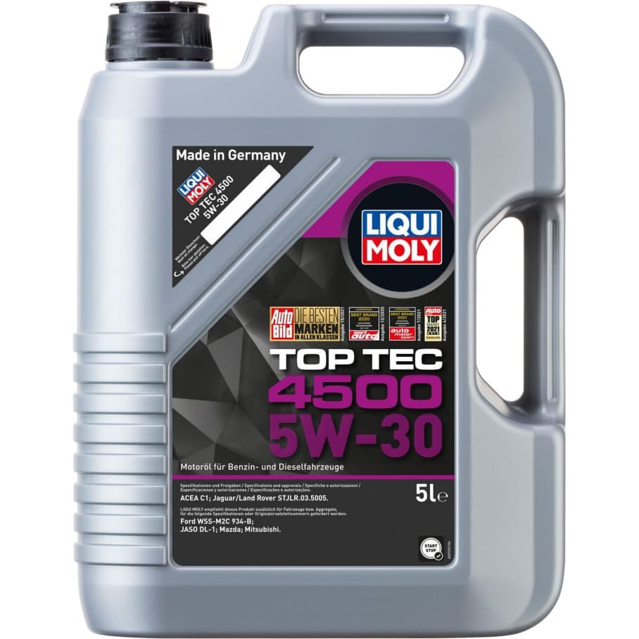 LIQUI MOLY 2318 МАСЛО МОТОРНОЕ Top Tec 4500 5W-30 (5L)
