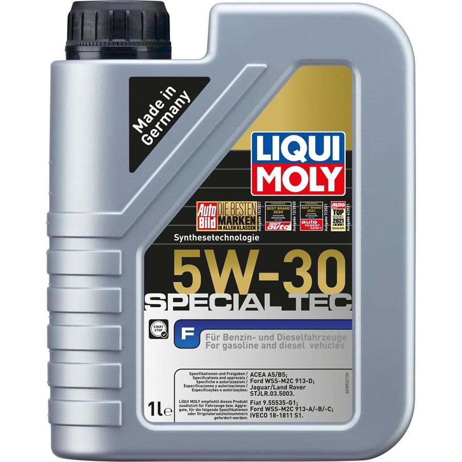 LIQUI MOLY 2325 Масло моторное 5W30 LIQUI MOLY 1л НС-синтетика Special Tec F A5/B5