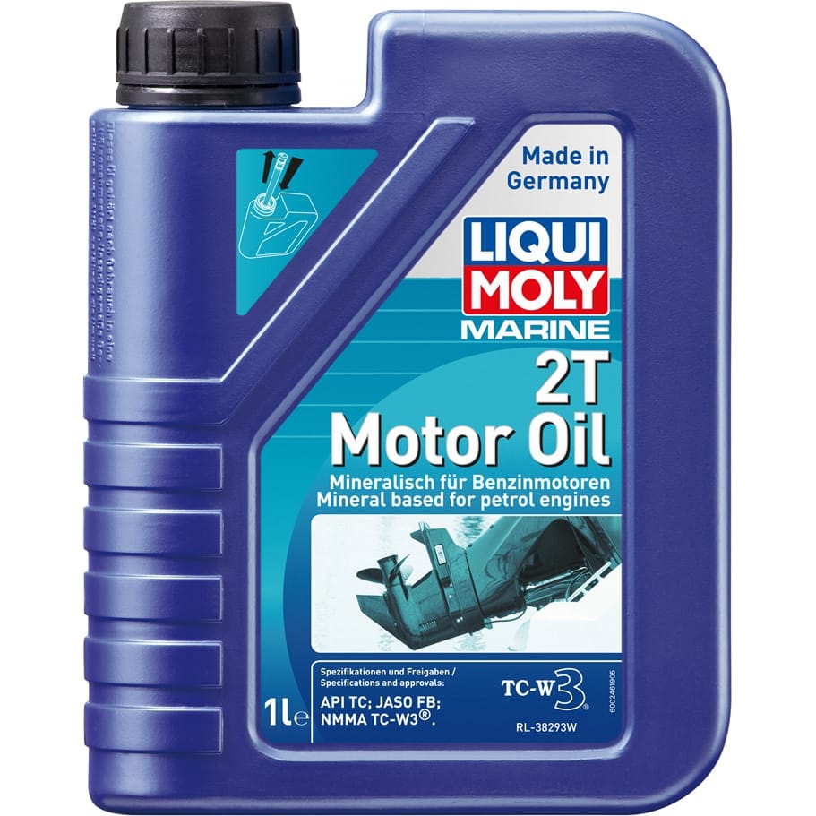 LIQUI MOLY 25019 Масло моторное для водной техники LIQUI MOLY 1л минеральное Marine Motor Oil 2T
