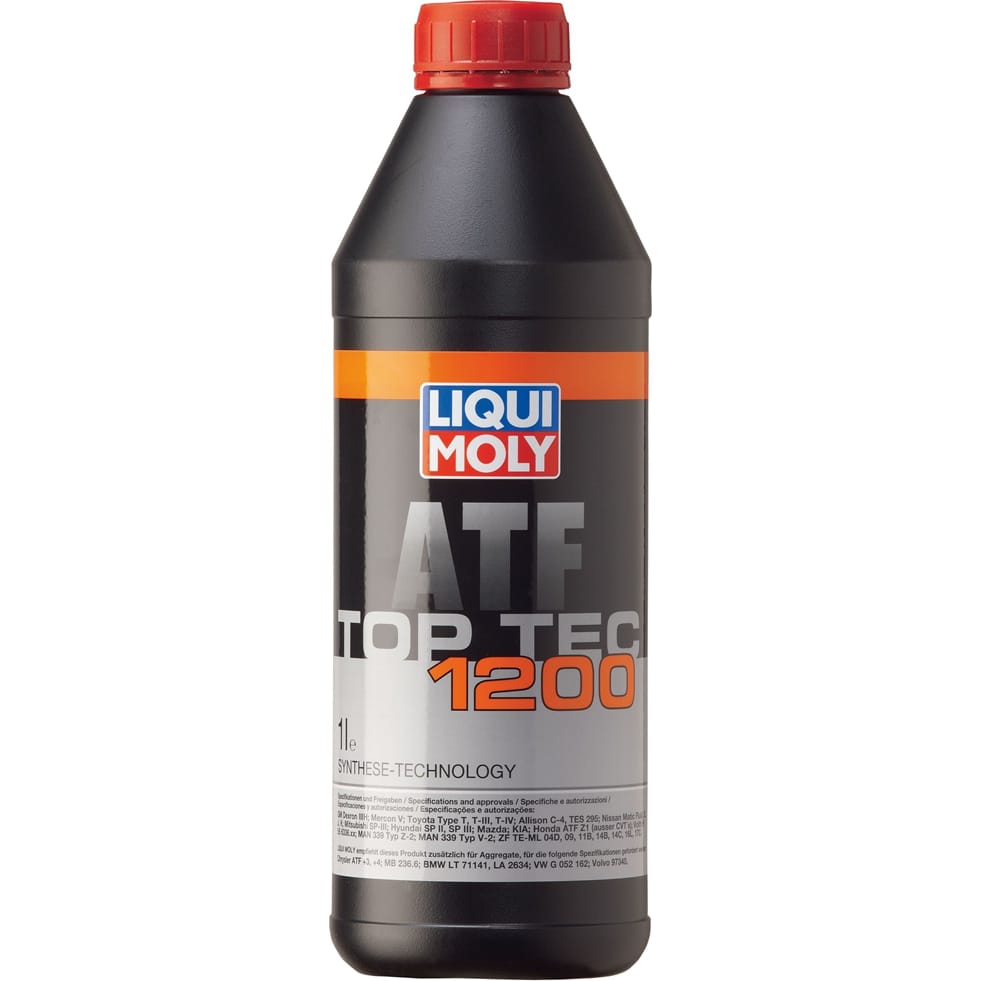 LIQUI MOLY 3681 Масло трансмиссионное LIQUI MOLY 1л НС-синтетика Top Tec ATF 1200