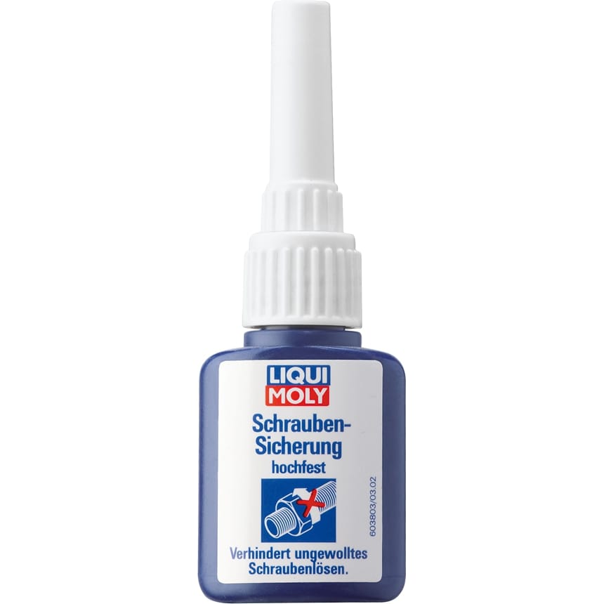 LIQUI MOLY 3803 Фиксатор резьбы 10мл - средство для фиксации винтов (сильной фиксации) Schrauben-Sicherung hochfest