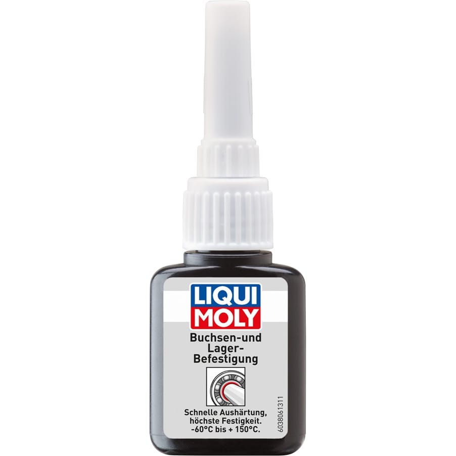 LIQUI MOLY 3806 Клей для фиксации подшипников Buchsen- und Lager-Befestigung, обеспечивает монтаж в прослабленные места крепления или запрессовки, 10 мл