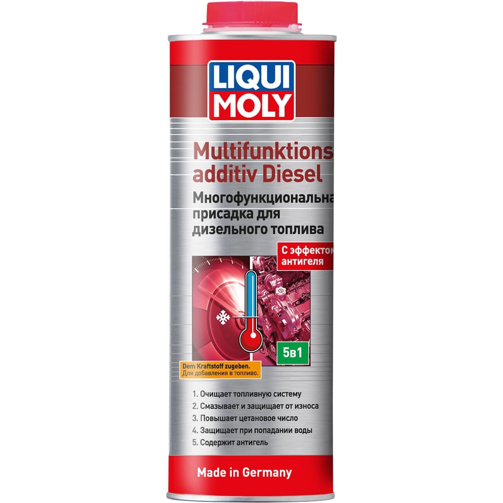 LIQUI MOLY 39025 Многофункц-ая присадка к дизель топл LIQUI MOLY 1л Multifunktionsadditiv Diesel