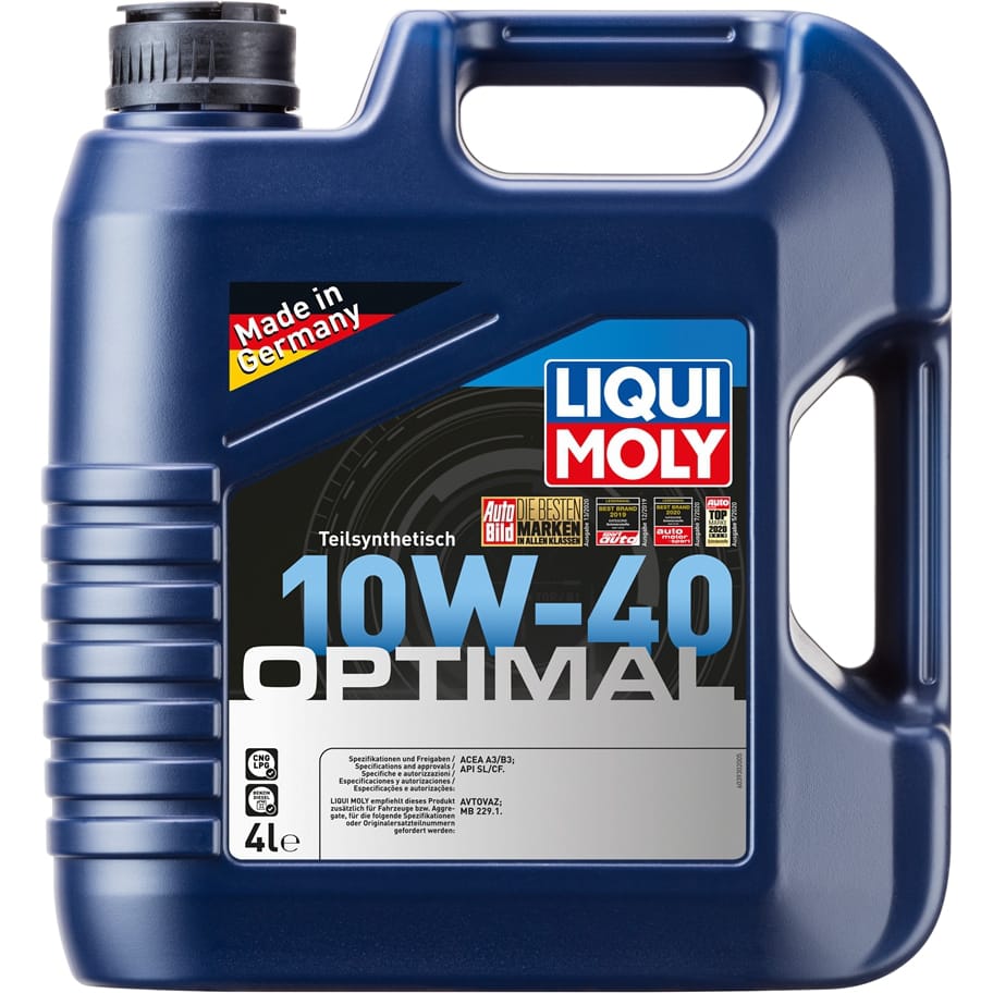 LIQUI MOLY 3930 Масло моторное LIQUI MOLY Optimal 10W-40 4л.
