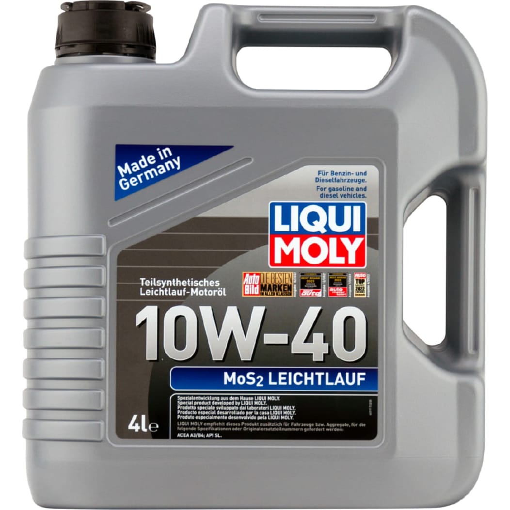 LIQUI MOLY 6948 Масло моторное 10W40 LIQUI MOLY 4л полусинтетика MoS2 Leichtlauf