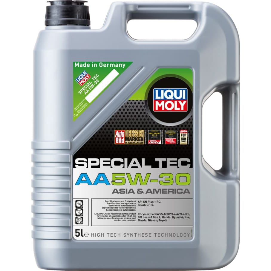 LIQUI MOLY 7530 5W-30 Special Tec AA, API SP, ILSAC GF-6A, 5л (НС-синт.мотор.масло)